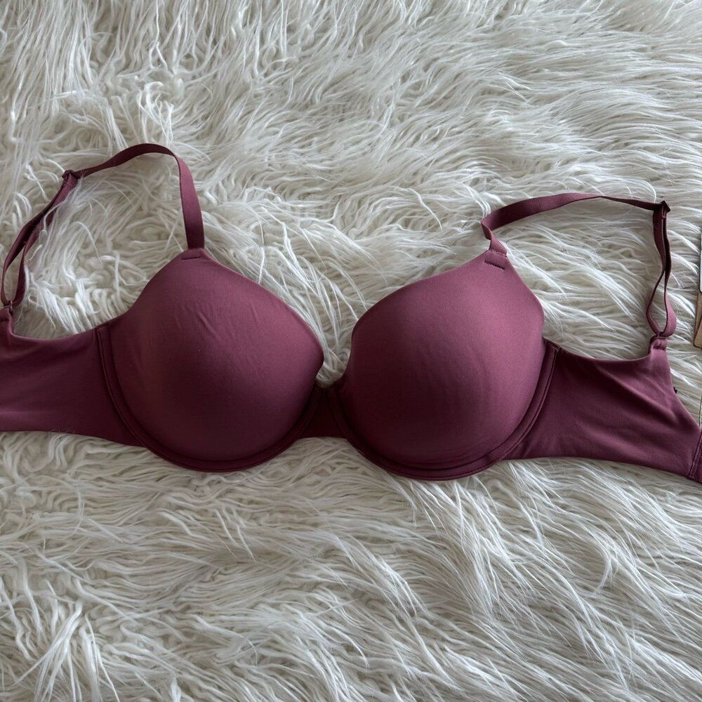 Skims Fits Everybody T-shirt Bra Beet Size 32DDD